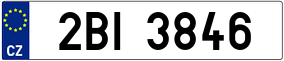 Truck License Plate
